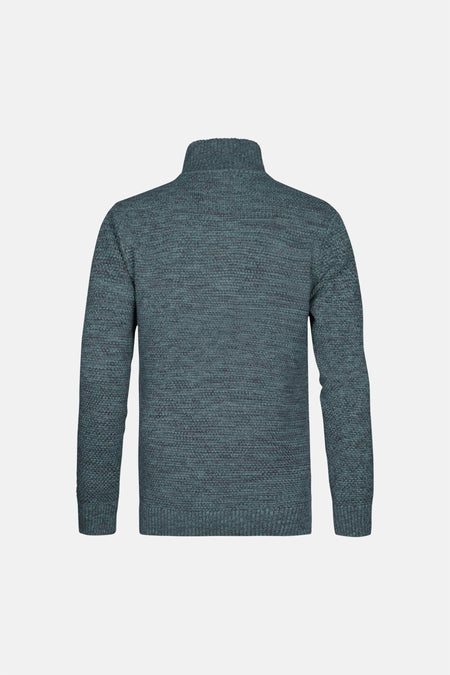 Pull met rolkraag - Storm Blue