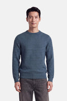 Pull col O - bleu