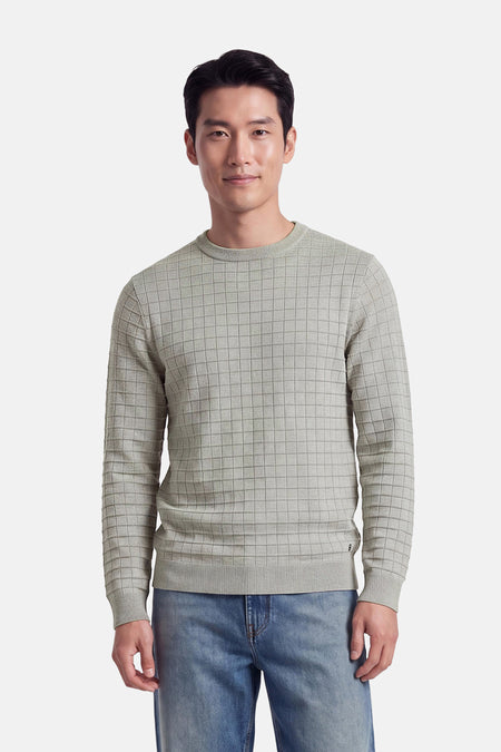 Pull O-hals - grijs