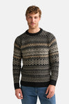Pull col rond noir - Petrol Industries®