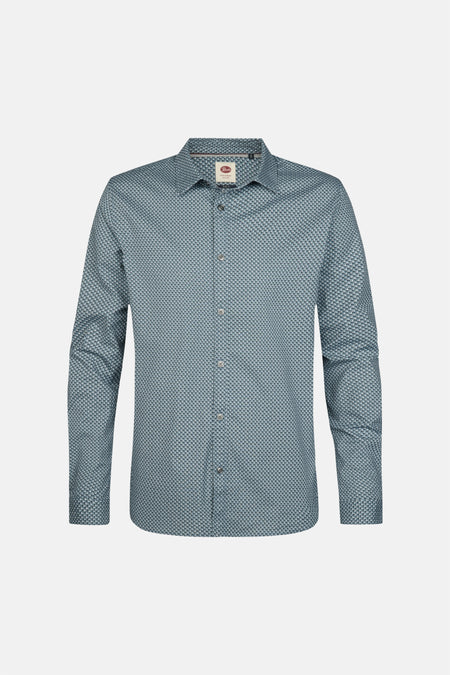 Hemd met lange mouwen - Iron Blue