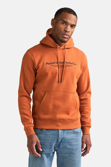 Sweater met kap - Oranje