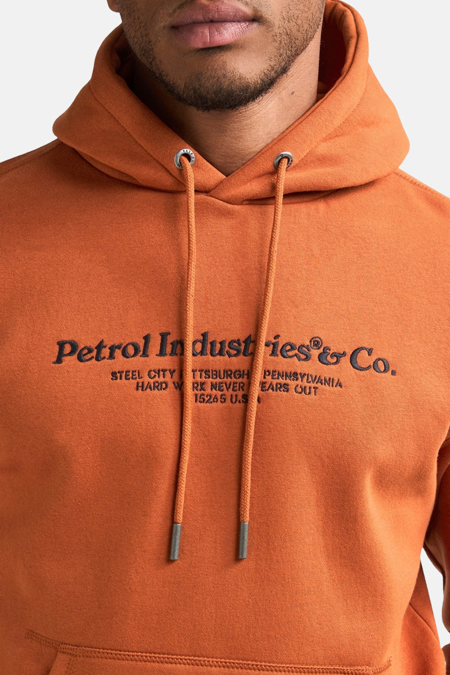 Sweater met kap - Oranje