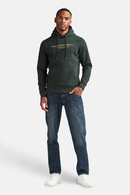 Sweater met kap groen - Petrol Industries®