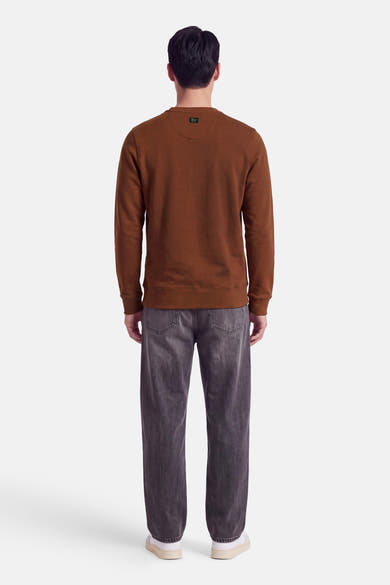 Sweater O-hals - oranje
