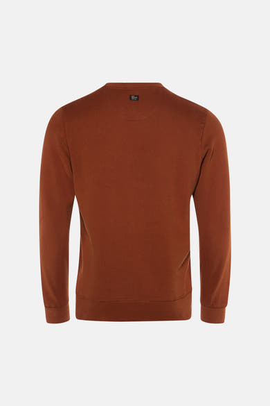 Sweater O-hals - oranje
