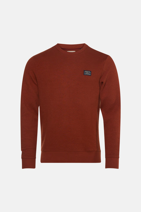 Sweat col rond rouge - Petrol Industries®
