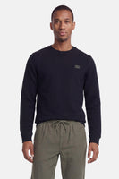 Sweat col O - bleu