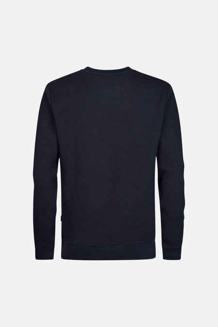 Sweater met ronde hals blauw - Petrol Industries®
