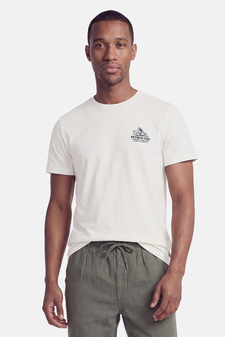 T-shirt met korte mouwen - ecru
