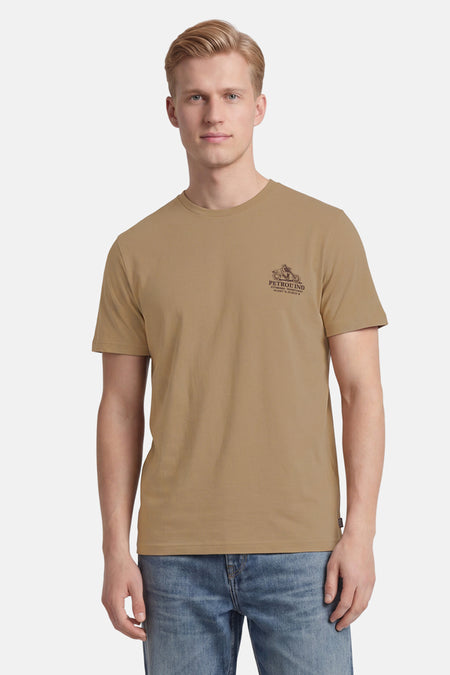 T-shirt (korte mouwen) beige - Petrol Industries®
