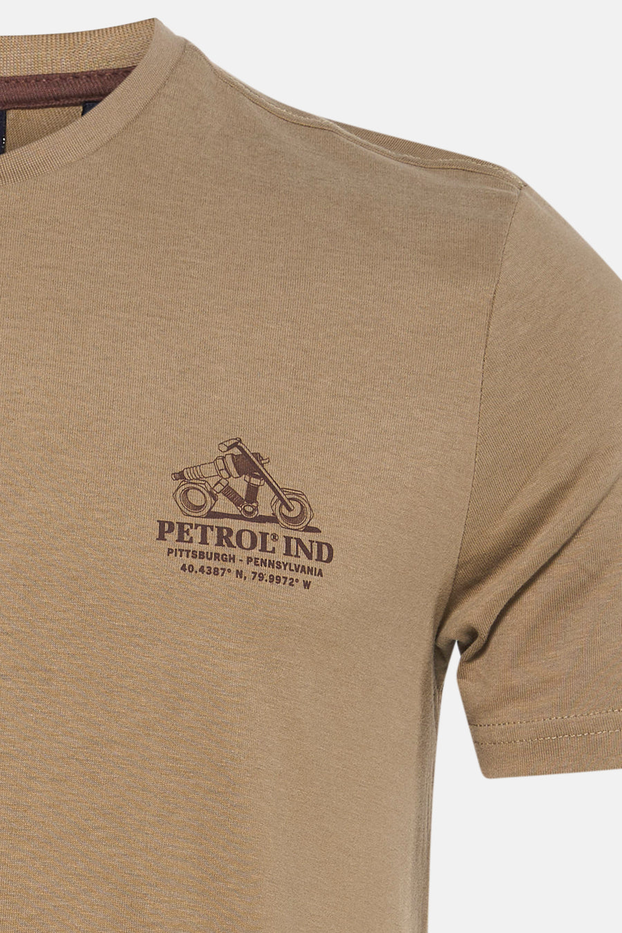 T-shirt met korte mouwen - beige