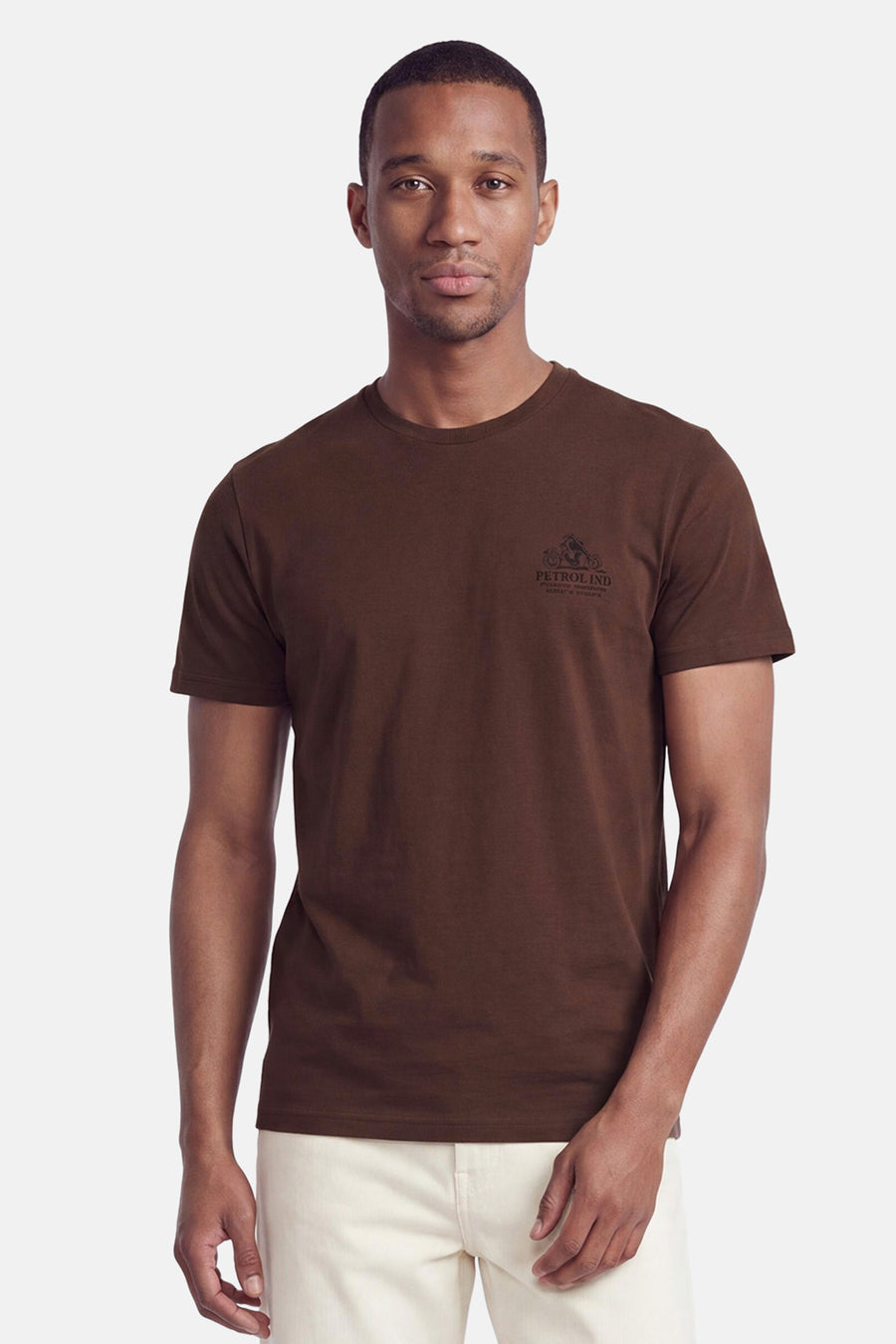 T-shirt met korte mouwen - bruin