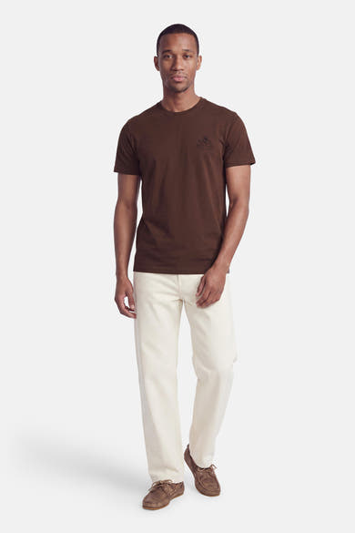 T-shirt met korte mouwen - bruin