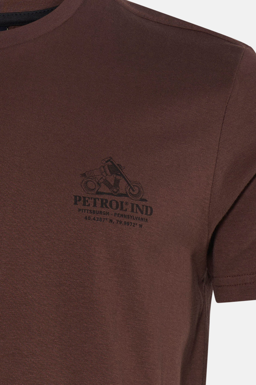 T-shirt met korte mouwen - bruin