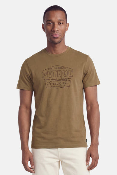 T-shirt met korte mouwen - beige