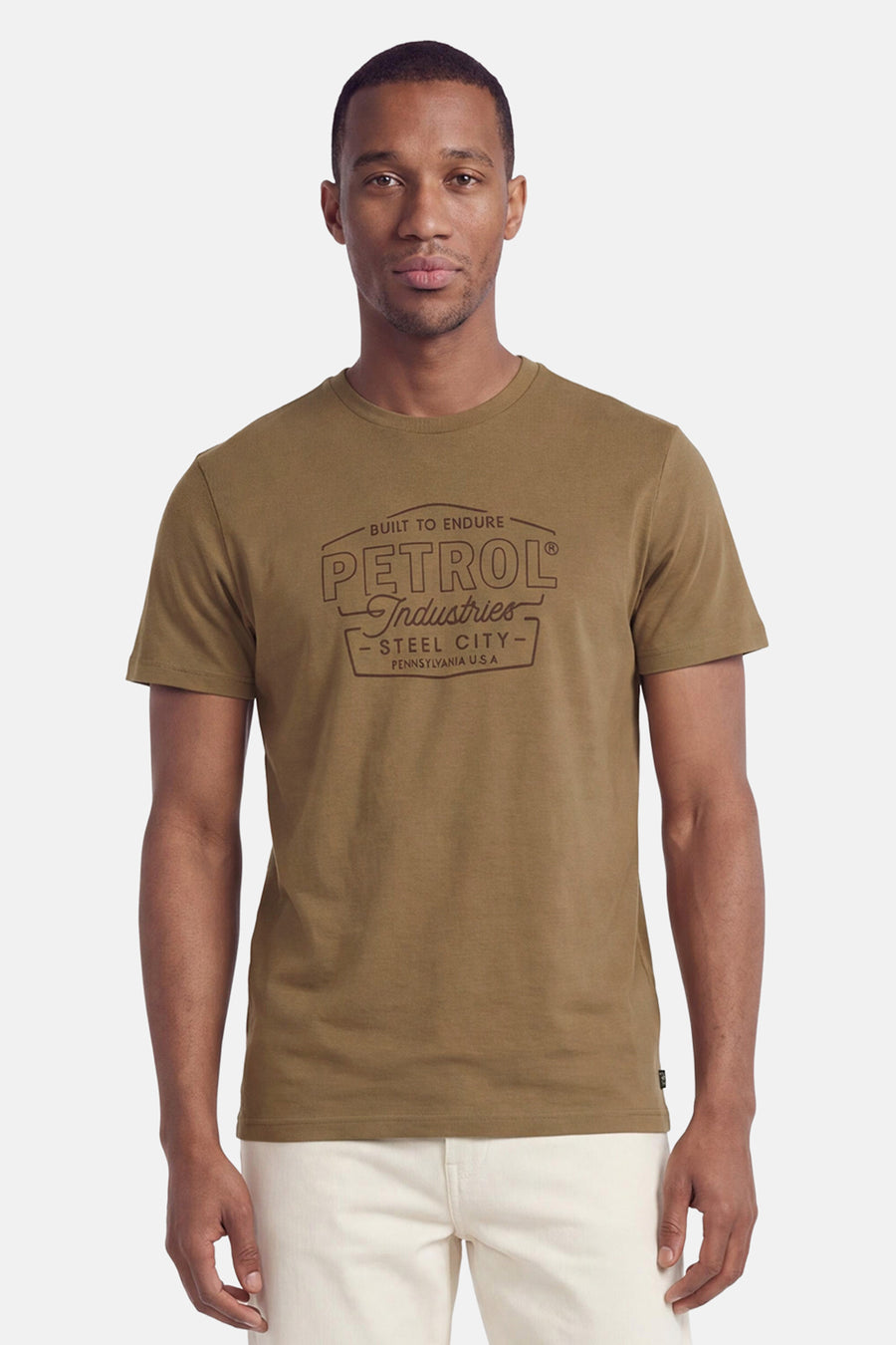 T-shirt met korte mouwen - beige