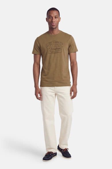 T-shirt met korte mouwen - beige