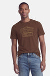 T-shirt met korte mouwen - bruin