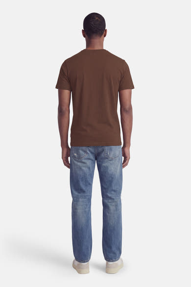 T-shirt met korte mouwen - bruin