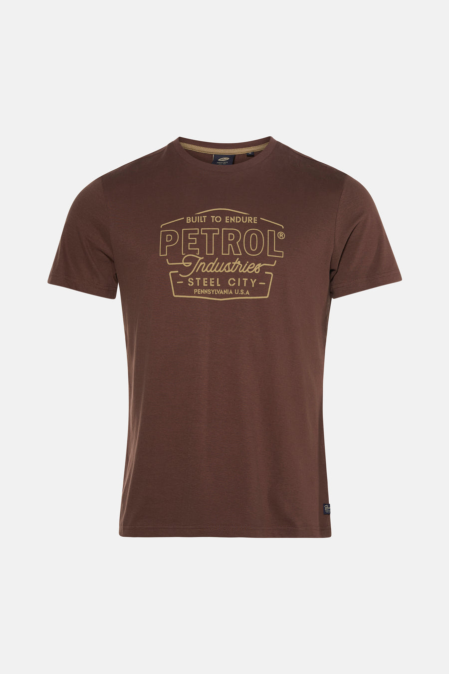 T-shirt met korte mouwen - bruin