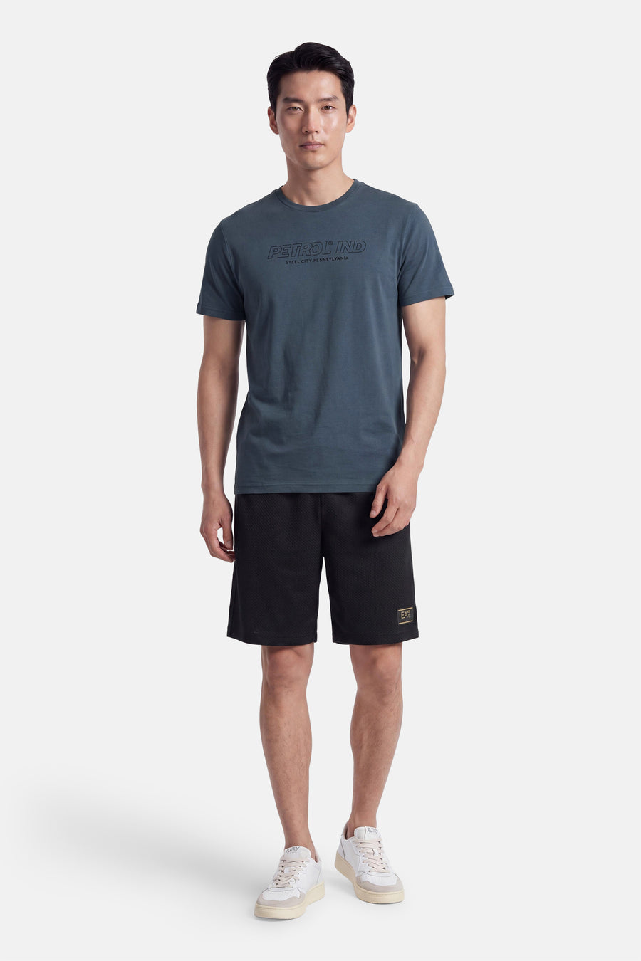 T-shirt met korte mouwen - blauw