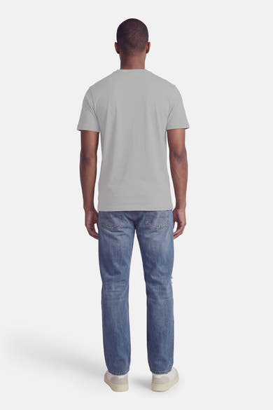 T-shirt met korte mouwen - grijs