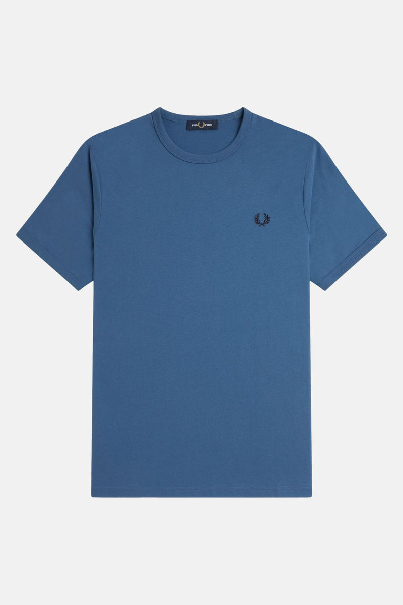 T-shirt (korte mouwen) blauw - FRED PERRY