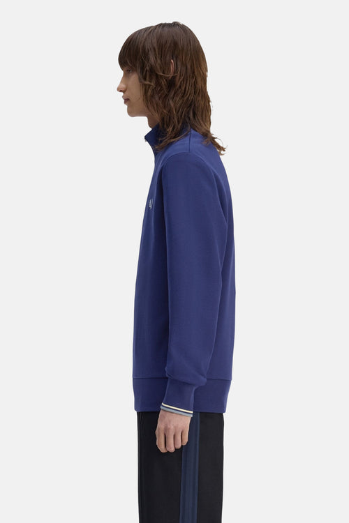 Sweater met rolkraag blauw - FRED PERRY