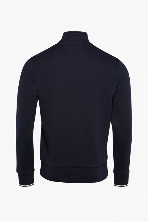 Sweat col roulé Bleu - FRED PERRY