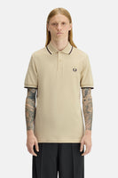 Polo met korte mouwen - beige