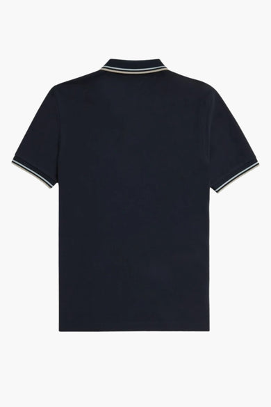 Heren tops polo korte mouw Bleu - FRED PERRY