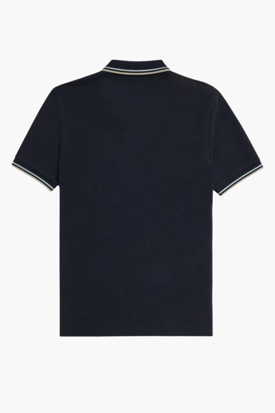 	Heren tops polo korte mouw Blauw - FRED PERRY