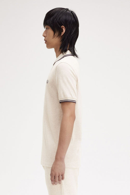 	Heren tops polo korte mouw Beige - FRED PERRY