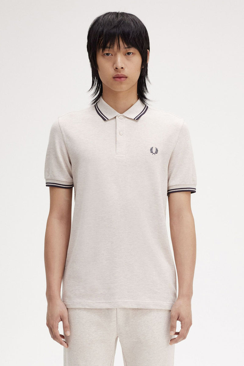 Polo met korte mouwen - beige