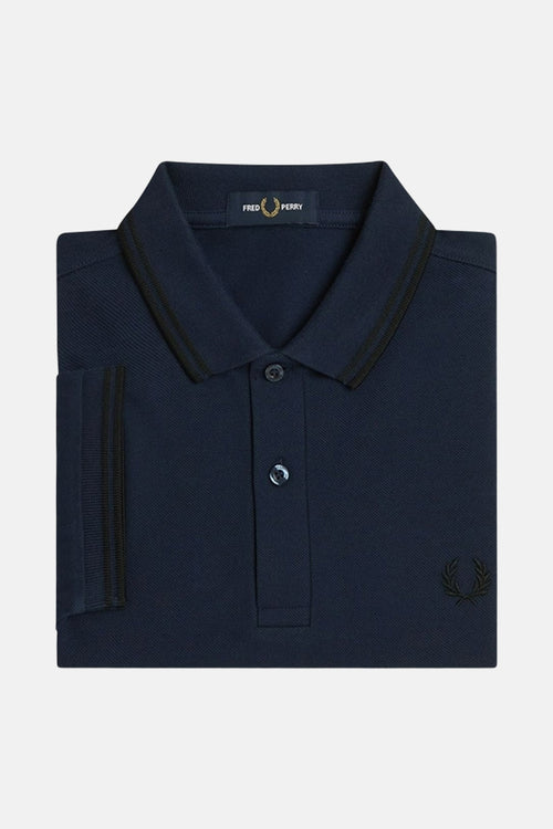 	Heren tops polo korte mouw Blauw - FRED PERRY