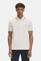 Heren tops polo korte mouw Écru - FRED PERRY