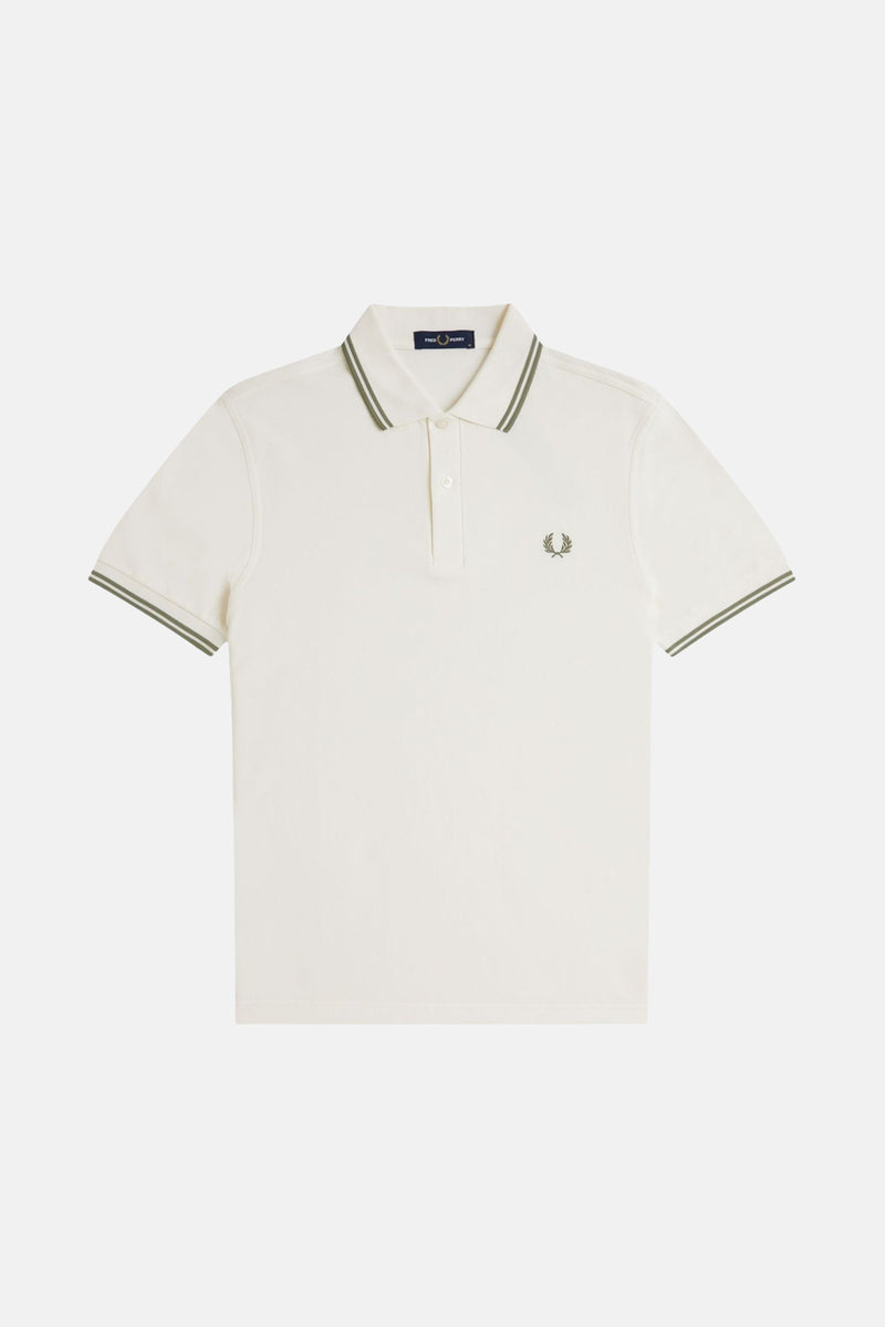 Heren tops polo korte mouw Écru - FRED PERRY - FRED PERRY - 5