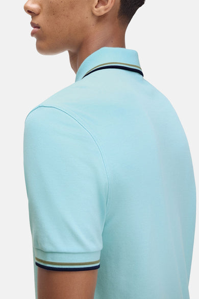 Polo met korte mouwen - turquoise