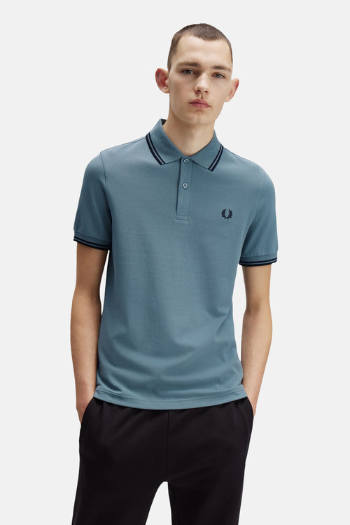 Polo met korte mouwen - blauw