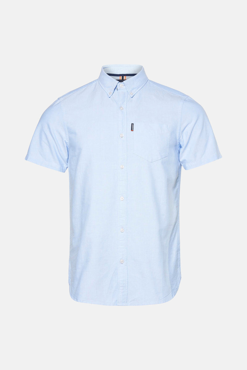 Chemise (manches courtes) Bleu - SUPERDRY