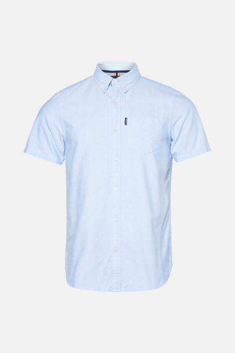 Chemise (manches courtes) Bleu - SUPERDRY