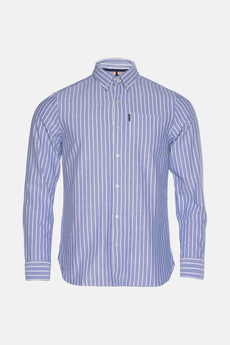 Chemise (manches longues) Bleu - SUPERDRY