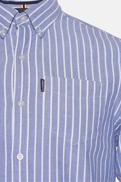 Chemise (manches longues) Bleu - SUPERDRY