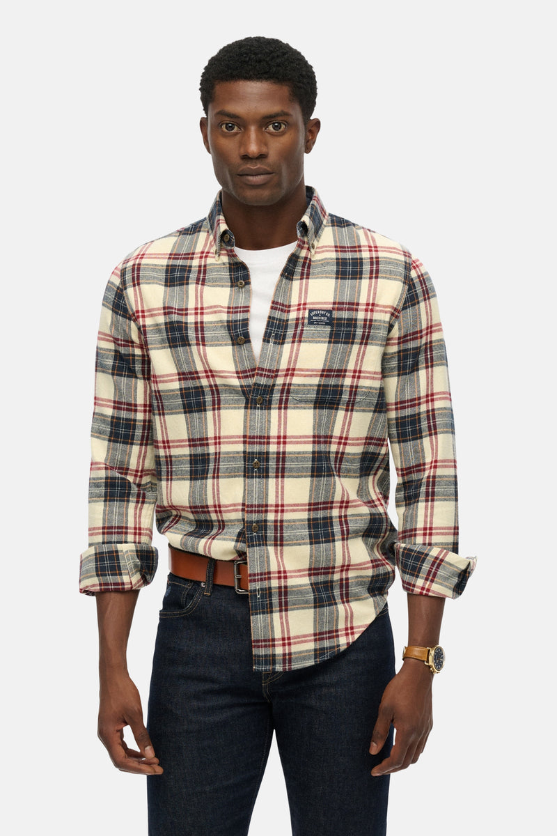Hemd (lange mouwen) Wit - SUPERDRY
