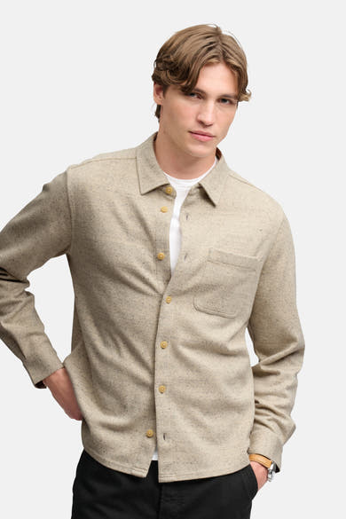 Hemd (lange mouwen) beige - SUPERDRY