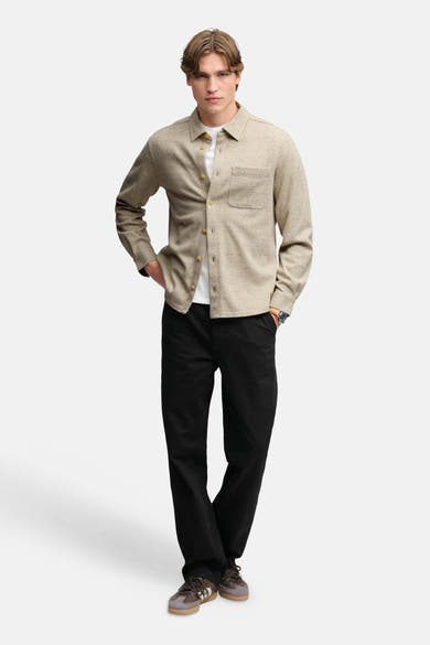 Hemd (lange mouwen) beige - SUPERDRY