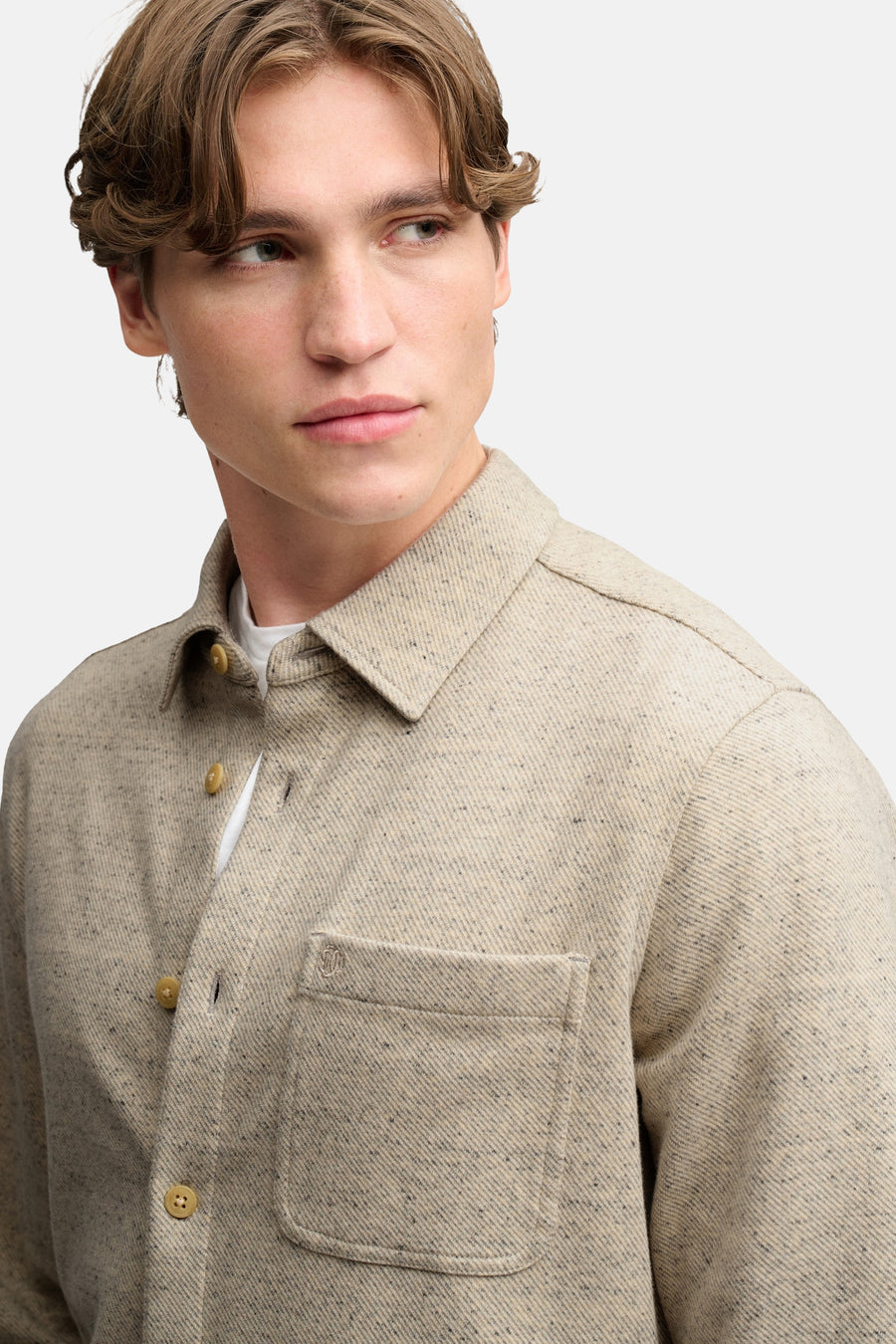 Hemd (lange mouwen) beige - SUPERDRY