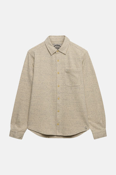 Hemd (lange mouwen) beige - SUPERDRY