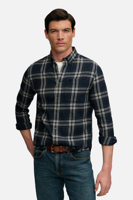 Hemd (lange mouwen) blauw - SUPERDRY